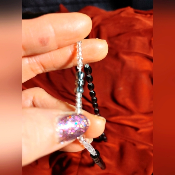 New feminine look Violet Amethyst color Necklace (Never been worn)😘💜 - Picture 6 of 6